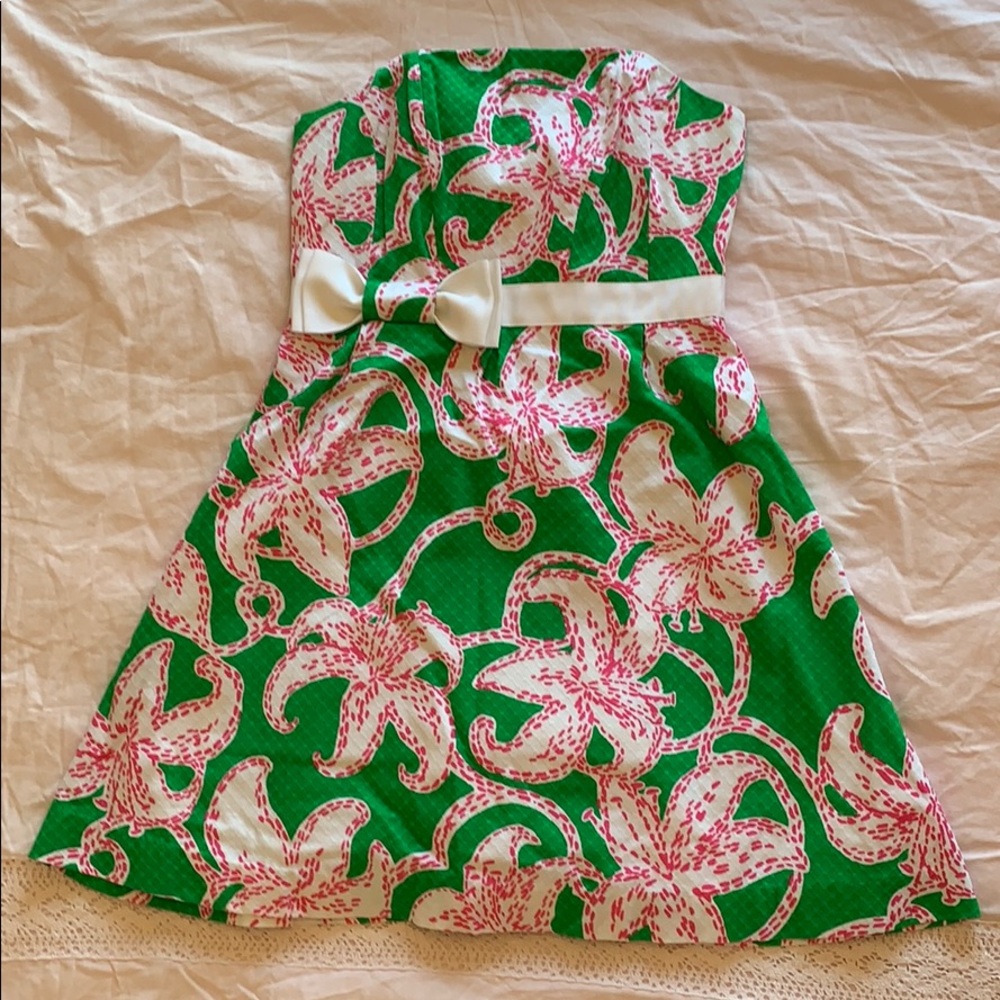Lilly Pulitzer strapless dress